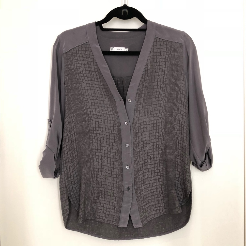 Vince Silk Blouse